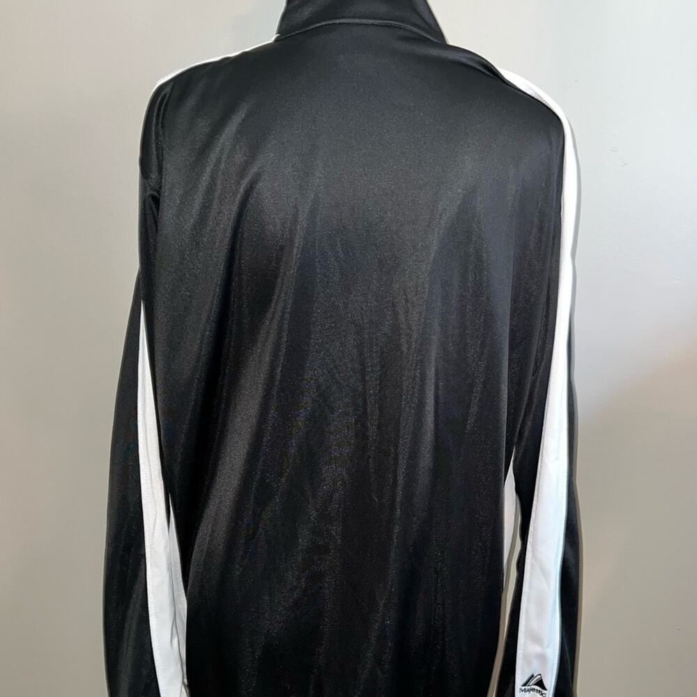 MAJESTIC MENS FULL ZIP “BROOKLYN NETS’ JACKET SIZE MT MINT - Picture 2 of 3